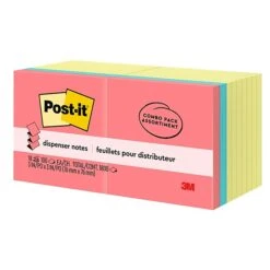 Post-it® Dispenser Pop-up Notes Value Pack, Canary Yellow And Assorted Colors, 3 In X 3 In, 100 Sheets/Pad, 18 Pads/Pack -Office Supply Shop F8C7F15B EC27 4046 A4B6772044842753 sc7