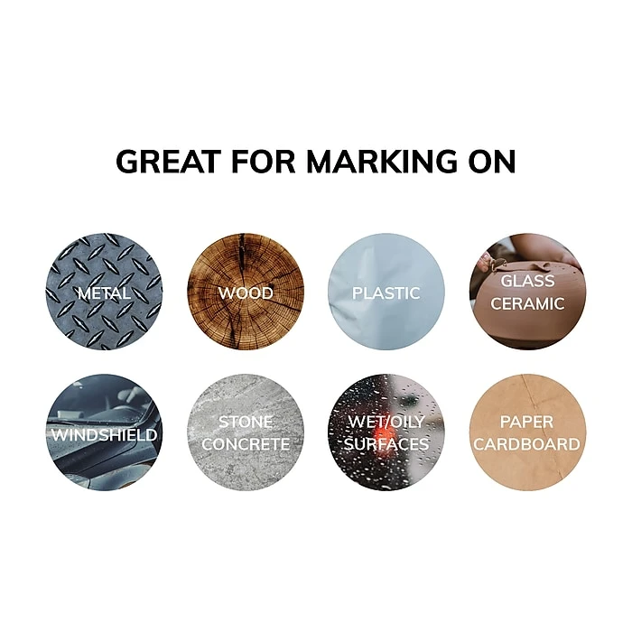 Uni Paint Marker, Bullet Point, White, Dozen (63613DZ) Uni Paint Marker, Bullet Point, White, Dozen (63613DZ) -Office Supply Shop FA035036 60DC 4325 800B12CAA6C64E6F sc7