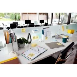 Post-it® 100% Recycled Paper Super Sticky Notes, 3 In X 3 In, Canary Yellow, 70 Sheets/Pad, 24 Pads/Pack (654R-24SSCY-CP) -Office Supply Shop FBE36467 562E 4B5E 888A68D485CA4824 sc7
