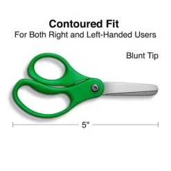 Staples Teacher Pack 5" Kids Blunt Tip Stainless Steel Scissors, Straight Handle, Right And Left Handed, 12/Pack (TR55058) -Office Supply Shop FC3E33E7 3CCF 491F 8BFC64447479A2CA sc7