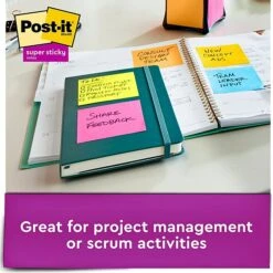 Post-it® Super Sticky Full Adhesive Notes, 3" X 3", Yellow, 25 Sheets/Pad, 12 Pads/Pack (F330-12SSY) -Office Supply Shop FD7677E9 9C5E 4706 90E93B8A2CEA16F3 sc7