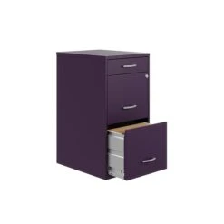 Space Solutions SOHO Organizer 3-Drawer Vertical File Cabinet, Letter Size, Lockable, 27.32"H X 18"D, Midnight Purple (25281) 3 Space Solutions SOHO Organizer 3-Drawer Vertical File Cabinet, Letter Size, Lockable, 27.32"H X 18"D, Midnight Purple (25281) -Office Supply Shop FDD7C605 8729 43F5 A9F26B0CA9BE9051 sc7