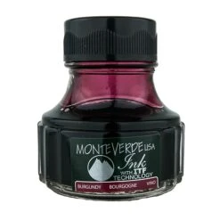 Monteverde Fountain Pen Ink Bottle Refills, 90ML, Burgundy