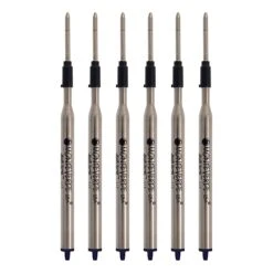 Monteverde® Medium Ballpoint Refill For Lamy Ballpoint Pens, 6/Pack, Blue/Black