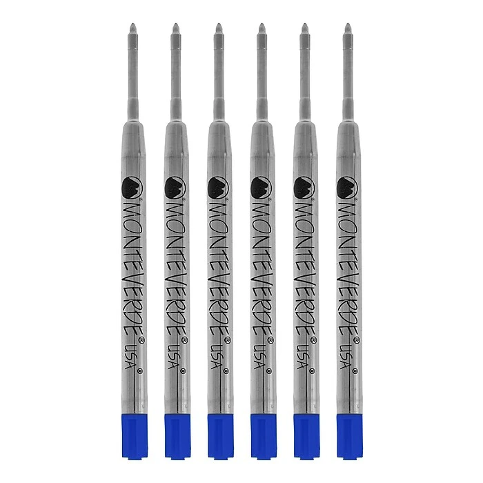 Monteverde® Extra Fine Ballpoint Refill For Parker Ballpoint Pens, 6/Pack, Blue/Black Monteverde® Extra Fine Ballpoint Refill For Parker Ballpoint Pens, 6/Pack, Blue/Black -Office Supply Shop m000004600 sc7