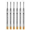 Monteverde® Medium Ballpoint Refill For Parker Ballpoint Pens, 6/Pack, Orange