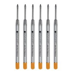 Monteverde® Medium Ballpoint Refill For Parker Ballpoint Pens, 6/Pack, Orange
