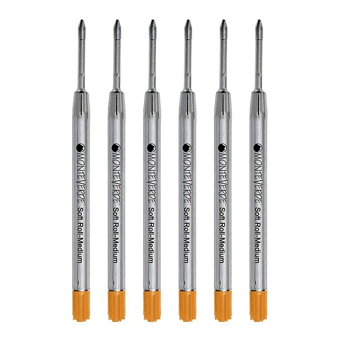 Monteverde® Medium Ballpoint Refill For Parker Ballpoint Pens, 6/Pack, Orange Monteverde® Medium Ballpoint Refill For Parker Ballpoint Pens, 6/Pack, Orange -Office Supply Shop m000004616 sc7