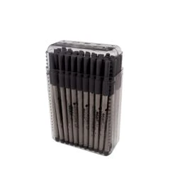 Monteverde® Fine Capless Gel Refill For Sheaffer Ballpoint Pens, Black, 50/Pack