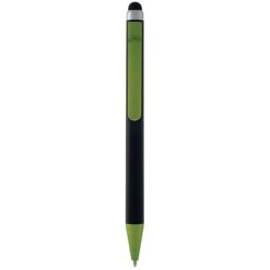 Monteverde® S-105 Clip Action One-Touch Ballpoint Pen With Stylus, 12/Pack, Green
