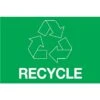 Tape Logic 2" X 3" "RECYCLE" Rectangle Inventory Label, Green, 500/Roll