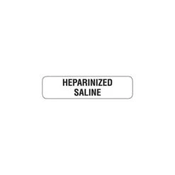 Drug Syringe Medical Labels, Heparinized Saline, 0.31 X 1.25 Inch, 500 Labels -Office Supply Shop m002248037 sc7