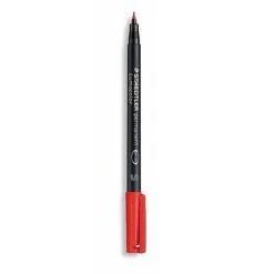 Staedtler Lumocolor AV Marker, Red Superfine, 10/Pack (33811-PK10)