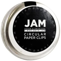JAM Paper Circular Small Paper Clips, Silver, 50/Pack (321814885) -Office Supply Shop m002765428 sc7