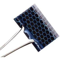 JAM Paper® Colorful Binder Clips, Small, 3/4 Inch, Black Binderclips With Peach And Blue Honeycomb Design, 10/Pack (336128759) -Office Supply Shop m002869913 sc7