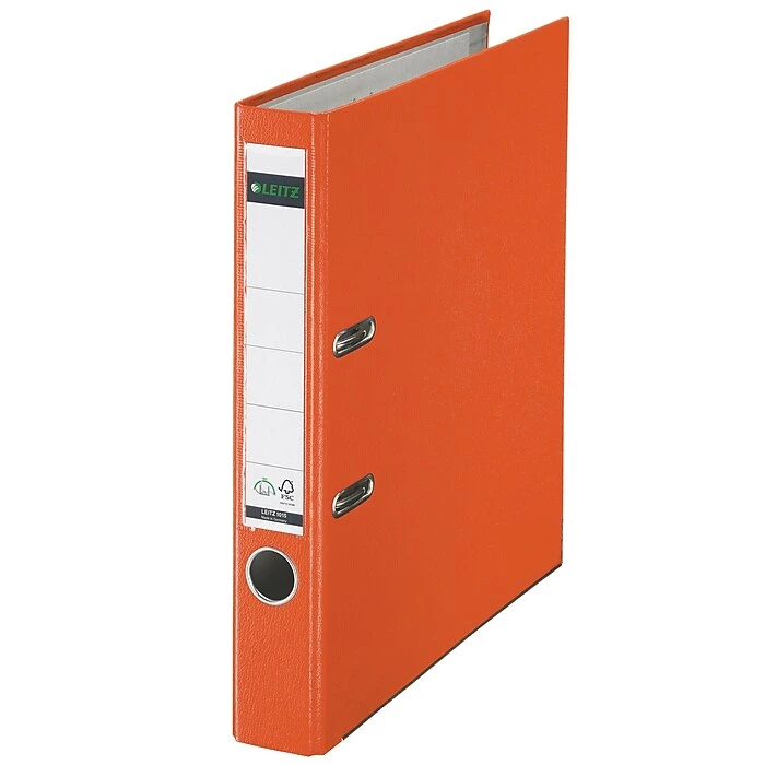 Leitz Standard 1.5" 2-Ring A4 Binder, Orange (10155045) Leitz Standard 1.5" 2-Ring A4 Binder, Orange (10155045) -Office Supply Shop m003037676 sc7