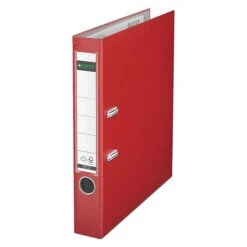 Leitz 180° Standard 1.5" 2-Ring A4 Binder, Red (10155025)