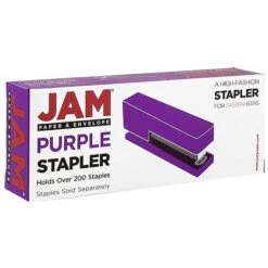 JAM Paper Modern Desk Stapler, Purple (337PU) -Office Supply Shop m003757968 sc7
