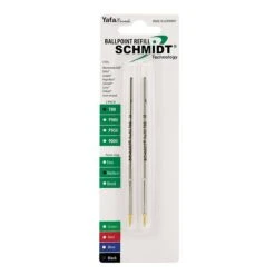 Schmidt 700 A3 Ballpoint Refill, Medium, Black, 2 Pack (SC58152)
