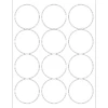Tape Logic® Circle Laser Labels, 2 1/2", Glossy White, 1200/Case (LL303)