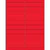Tape Logic® Rectangle Laser Labels, 4" X 1", Fluorescent Red, 2000/Case (LL177RD)