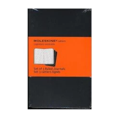 Moleskine Cahier Journals Black, Ruled 3 1/2 In. X 5 1/2 In. Pack Of 3, 64 Pages Each [Pack Of 3] (3PK-9788883704895)
