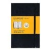 Moleskine Classic Soft Cover Notebooks Graph 3 1/2 In. X 5 1/2 In. 192 Pages [Pack Of 3] (3PK-9788883707124)
