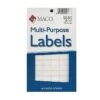 Maco Multi-Purpose Handwrite Labels Rectangular 3/8 In. X 5/8 In. Pack Of 1000 [Pack Of 6] (6PK-MS-610)