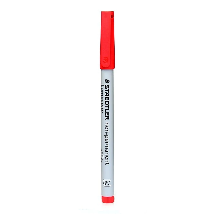 Staedtler Lumocolor Non-Permanent Overhead Projection Markers, Medium Tip, Red, 10/Pack (51830) Staedtler Lumocolor Non-Permanent Overhead Projection Markers, Medium Tip, Red, 10/Pack (51830) -Office Supply Shop m004540697 sc7