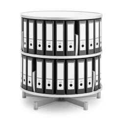 Moll® Deluxe Binder & File Carousel Shelving, Two Tier (CL2-80) -Office Supply Shop m005436552 sc7