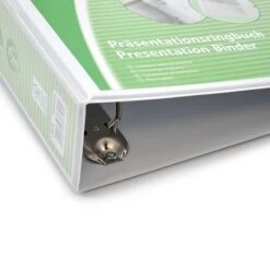 Leitz Premium 2.5" 4-Ring A4 Sized European View Binders, White, 4/Pack (4286PACK) -Office Supply Shop m006858721 sc7