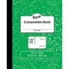 Pacon® Composition Notebook, 9.75" X 7.5", Manuscript Ruled, 24 Sheets, Green Marble, Each (PACMMK37137)