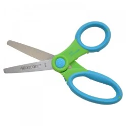 Westcott For Kids 5" Stainless Steel Kid's Scissors, Pointed Tip, Assorted Colors, 4/Bundle (ACM14596) -Office Supply Shop m007112591 sc7