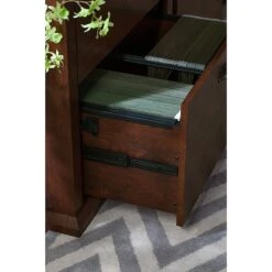 Bush Furniture Yorktown Lateral File Cabinet, Antique Cherry (WC40380-03) -Office Supply Shop m007138371 sc7