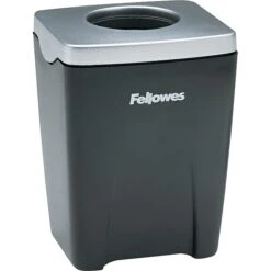 Fellowes® Office Suites™ Paper Clip Cup, Black/Silver, 3-1/4"H X 2-4/9"W X 2-1/5"D (8032801) -Office Supply Shop s0161393 sc7