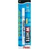 Pentel Permanent Marker, Fine Tip, White (100WS)