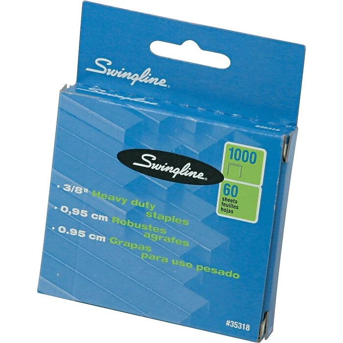 Swingline® Standard Staples, 1/4" Length, 210 Per Strip, 5,000/Per Box, 5/Box (35101S) Swingline® Standard Staples, 1/4" Length, 210 Per Strip, 5,000/Per Box, 5/Box (35101S) -Office Supply Shop s0174713 sc7
