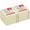 Universal Economical Self-Stick Notes, Yellow, 3" X 3", 100 Sheets/Pad