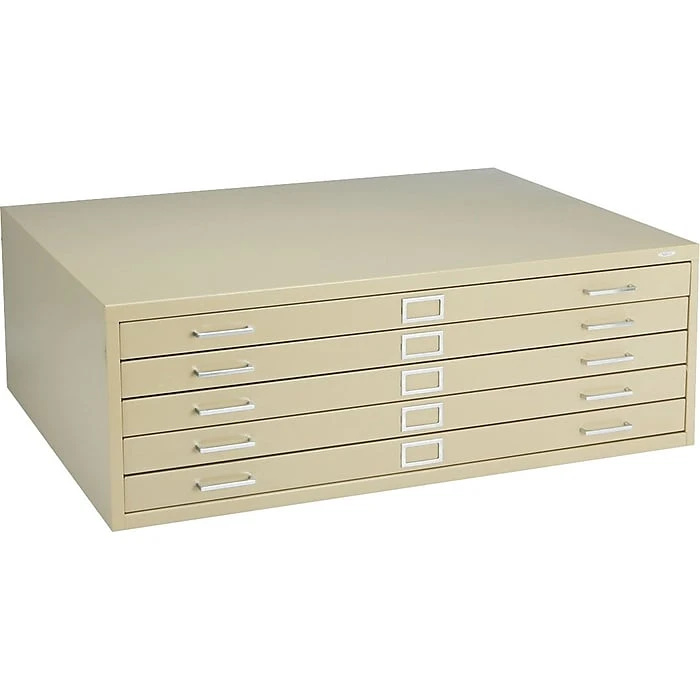 Safco® Steel Flat File, For Sheets up to 43" x 32", 5-Drawer, Tropic Sand, 16 1/2"H x 46 3/8"W x 35 3/8"D Safco® Steel Flat File, For Sheets Up To 43" X 32", 5-Drawer, Tropic Sand, 16 1/2"H X 46 3/8"W X 35 3/8"D -Office Supply Shop s0188247 sc7