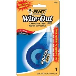 BIC Wite-Out Correction Tape, White, Bulk (WOTAPP1CT) -Office Supply Shop s0238829 sc7