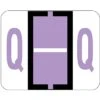 Smead BCCR Labels File Folder Label, Q, Lavender, 500 Labels/Pack (67087)
