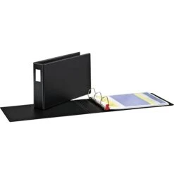 Cardinal® EasyOpen® 3" 3-Ring Tabloid Non-View Binder, Black (12142) -Office Supply Shop s0413927 sc7