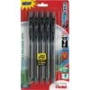 Pentel® EnerGel-X™ RollerGel Retractable Gel-Ink Pens, Medium Point, Black Ink, 5/Pack (BL107BPS5A)