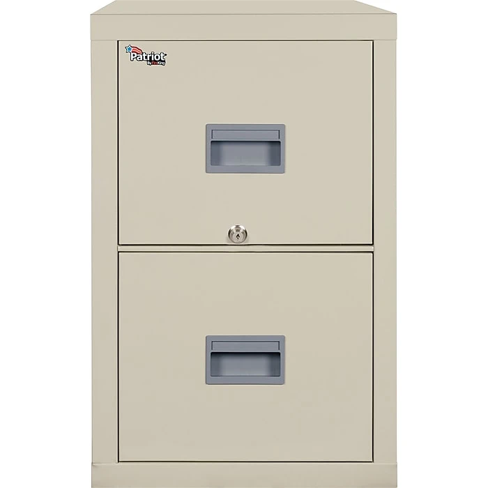 FireKing 2-Drawer Vertical File Cabinet, Fire Resistant, Letter, Parchment, 31.56" (2P1831CPA) FireKing 2-Drawer Vertical File Cabinet, Fire Resistant, Letter, Parchment, 31.56" (2P1831CPA) -Office Supply Shop s0440147 sc7