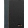 TOPS Royale Casebound Executive Notebook, 5 7/8" X 8 1/4", College Ruled, 96 Sheets, Black/Gray (25230)