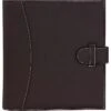 It's Academic Executive Faux Leather 1" D-Ring Binder/Organizer, Brown (92876)