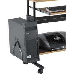 Safco Muv 30"W Fixed-Height Desk, Steel/Laminate (1923GR) -Office Supply Shop s0821479 sc7