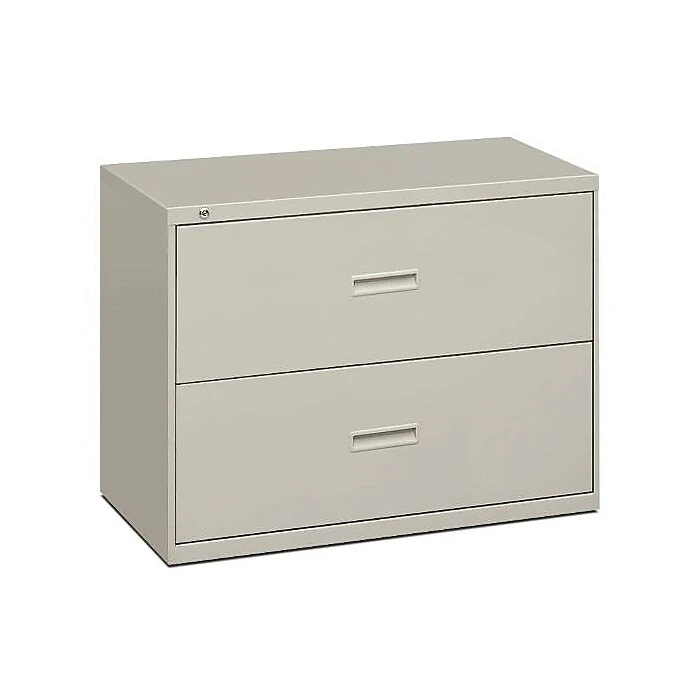 HON Lateral File, 2 Drawers, Molded Pull, 36"W, Light Gray Finish (BSX482LQ) HON Lateral File, 2 Drawers, Molded Pull, 36"W, Light Gray Finish (BSX482LQ) -Office Supply Shop s0835735 sc7
