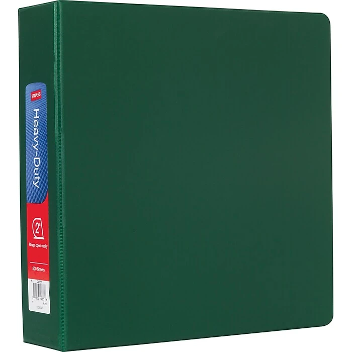 Staples Heavy Duty 2" 3-Ring Non-View Binder, Navy Blue (ST56274-CC) Staples Heavy Duty 2" 3-Ring Non-View Binder, Navy Blue (ST56274-CC) -Office Supply Shop s0839446 sc7