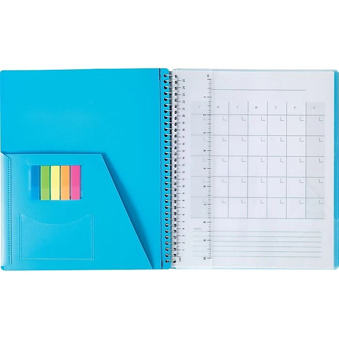 Staples Accel Spine Guard 1-Subject Notebook, 8.5" x 11", College Ruled, 100 Sheets, Assorted Colors (20033) Staples Accel Spine Guard 1-Subject Notebook, 8.5" X 11", College Ruled, 100 Sheets, Assorted Colors (20033) -Office Supply Shop s0849334 sc7